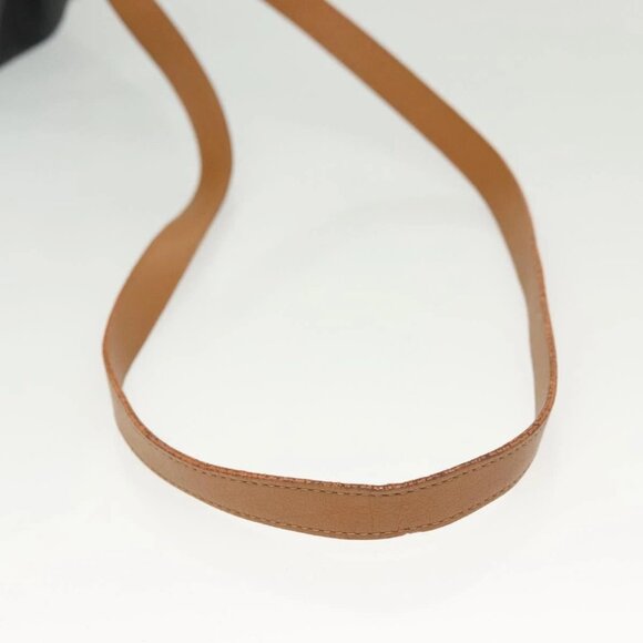 SAINT LAURENT Shoulder Bag PVC Canvas Black Gold Auth 141268 - Picture 8 of 16